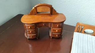 Conjunto Muebles Casa Muñecas Madera