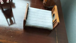 Conjunto Muebles Casa Muñecas Madera