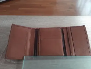 Cartera Ecuador Piel Genuina Marrón