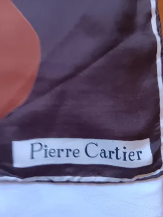 Splendido foulard seta vintage Pierre Cardin