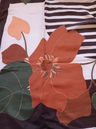 Splendido foulard seta vintage Pierre Cardin