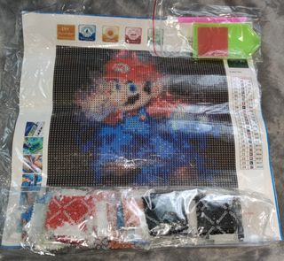 Lienzo Diamante 5D Mario Bros