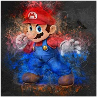 Lienzo Diamante 5D Mario Bros