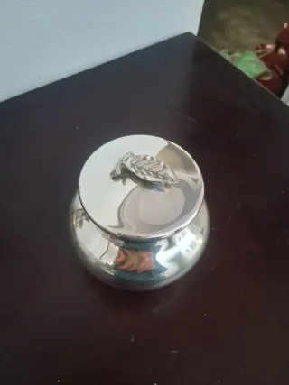 Jarra antigua plata alpaca