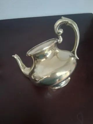 Jarra antigua plata alpaca