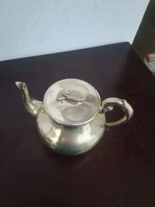 Jarra antigua plata alpaca