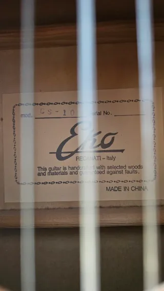 Vendo chitarra Echo CS-10 in buone condizioni