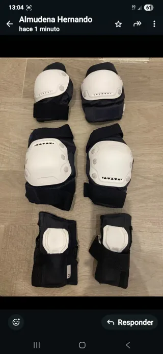 Protecciones patinaje y mochila