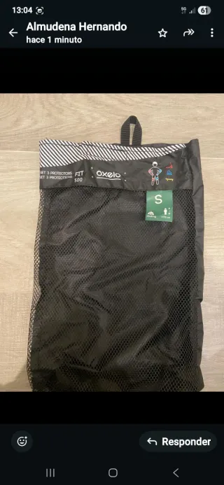 Protecciones patinaje y mochila