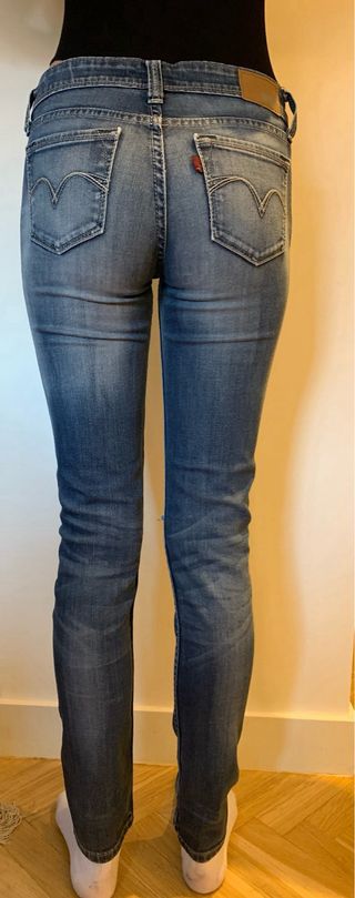 Pantalón pitillo Levi's azul