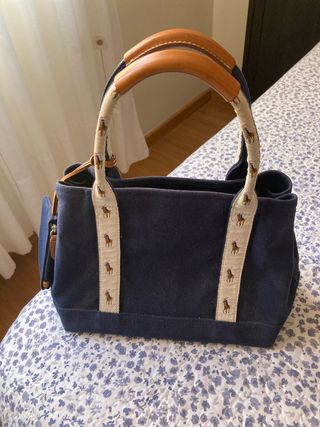 Bolso Polo Ralph Lauren azul con monedero
