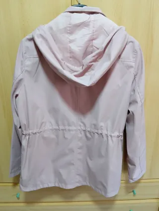 Chaqueta de entretiempo rosa palo