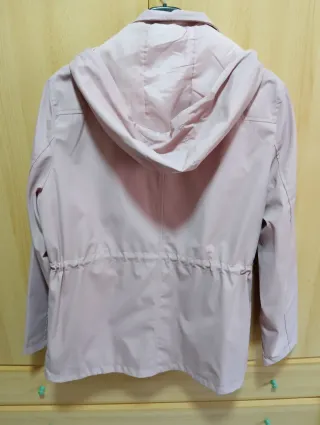 Chaqueta de entretiempo rosa palo