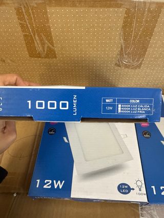 Downlight LED Techo Cuadrado 12W HYBEC