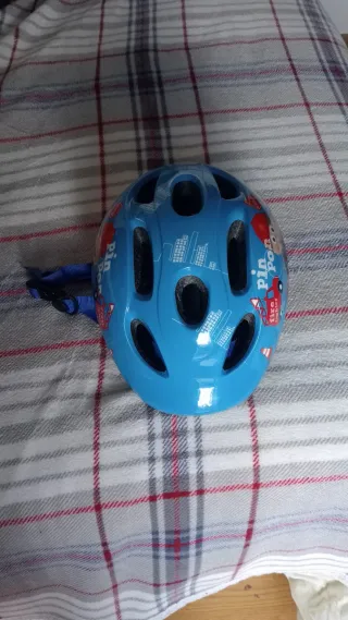 Casco Bicicleta Niño Azul