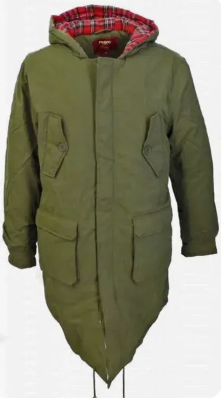 Parka Merc Tobias fishtail verde