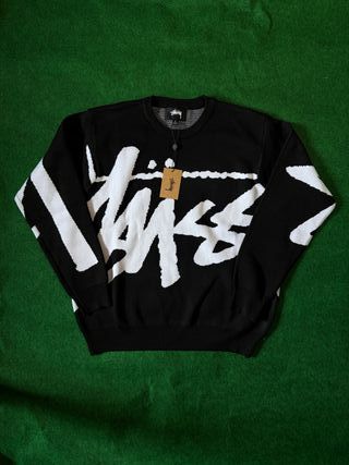 Jersey Stussy Negro Blanco Y2K