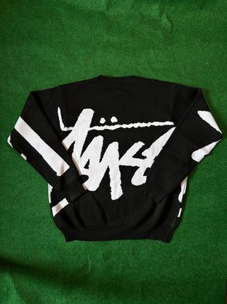 Jersey Stussy Negro Blanco Y2K