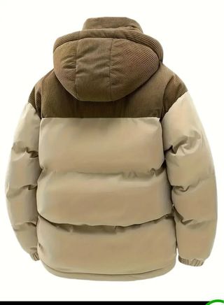 Chaqueta de invierno negra con capucha