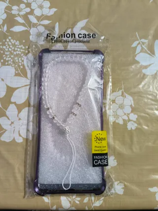 Funda Xiaomi Redmi Note 14 Morada Glitter