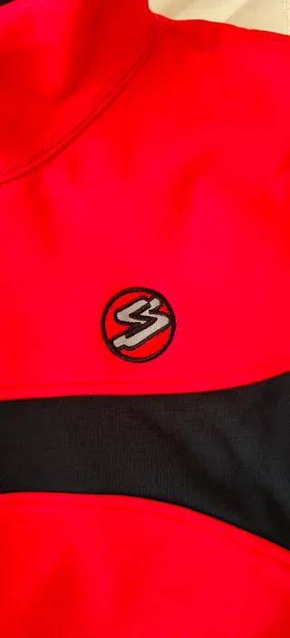 Chaqueta Spiuk ciclismo roja y negra