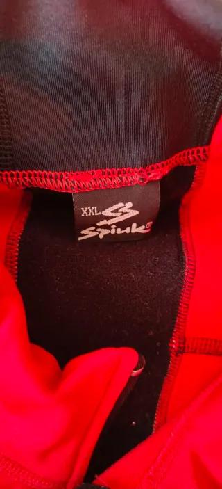 Chaqueta Spiuk ciclismo roja y negra