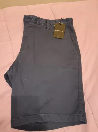 Bermudas Cortefiel Hombre color azul