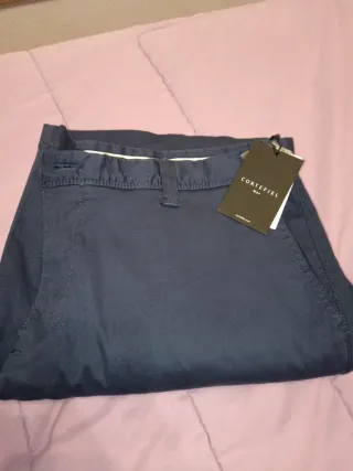 Bermudas Cortefiel Hombre color azul