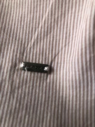 Camisa Tommy Hilfiger Jaretas Finas Beige