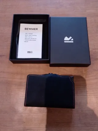 Cartera Tarjetero BEWMER Negra