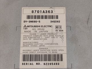 Radio CD MP3 Mitsubishi OEM 870A363