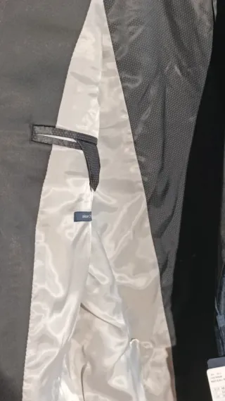 Blazer Mango Terciopelo Negro Talla M