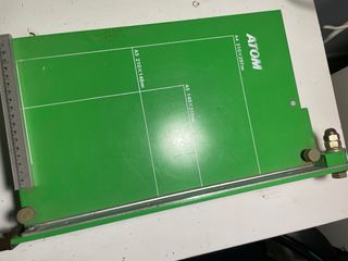 Guillotina de corte de papel ATOM verde