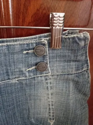 Falda vaquera Stradivarius azul