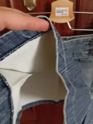 Falda vaquera Stradivarius azul