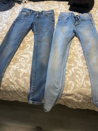 Pantalones vaqueros azules