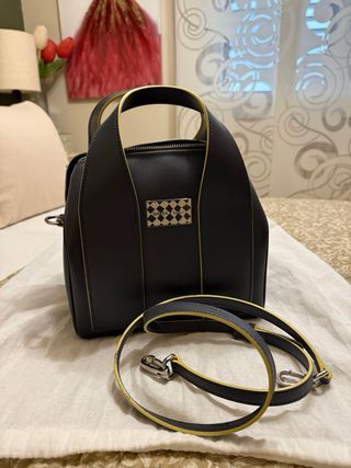 Bolso Bimba y Lola Negro y Amarillo