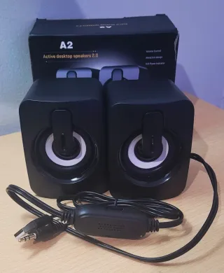 Altavoces A2 2.0 A2 RGB Jack 3.5