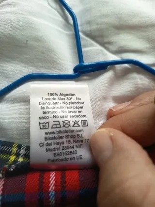 Vestido Bik Atelier cuadros calavera Drama Queen