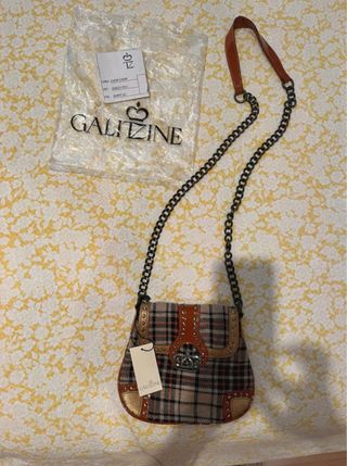 Borsetta Galitzine a quadri con tracolla