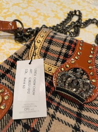 Borsetta Galitzine a quadri con tracolla