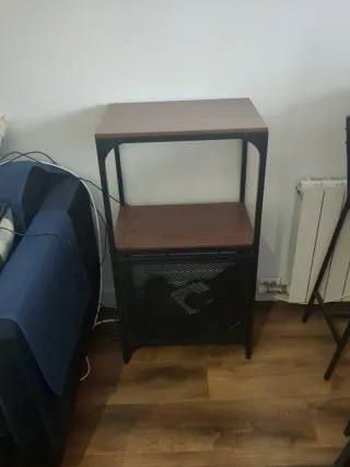 Estantería Fjällbo Negra y Marrón