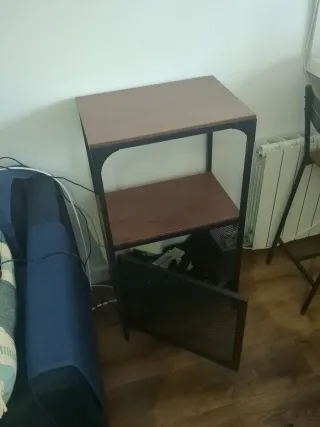 Estantería Fjällbo Negra y Marrón