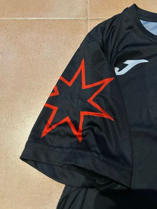 Camiseta Olímpica Jordania Joma Negra. Talla M.