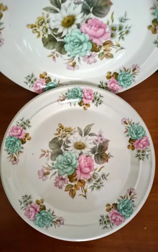 2 Piatti Portmeirion Floreali 22cm