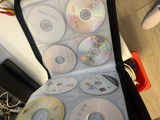 Console PS2 nera con giochi e accessori