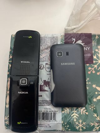 Lote móviles Nokia y Samsung para piezas