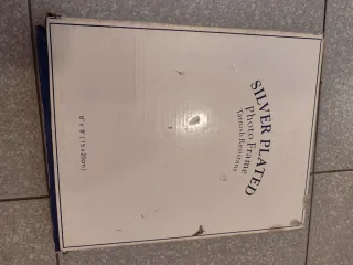 Marco de fotos plateado 6x8