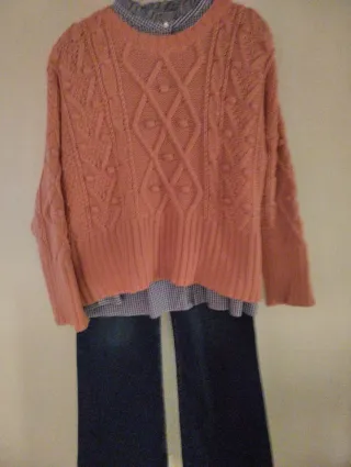 Jersey de punto trenzado Zara