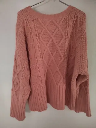 Jersey de punto trenzado Zara